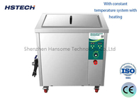 Trasduttore ad alta potenza attrezzatura di pulizia SMT con serbatoio di pulizia ad ultrasuoni a temperatura costante