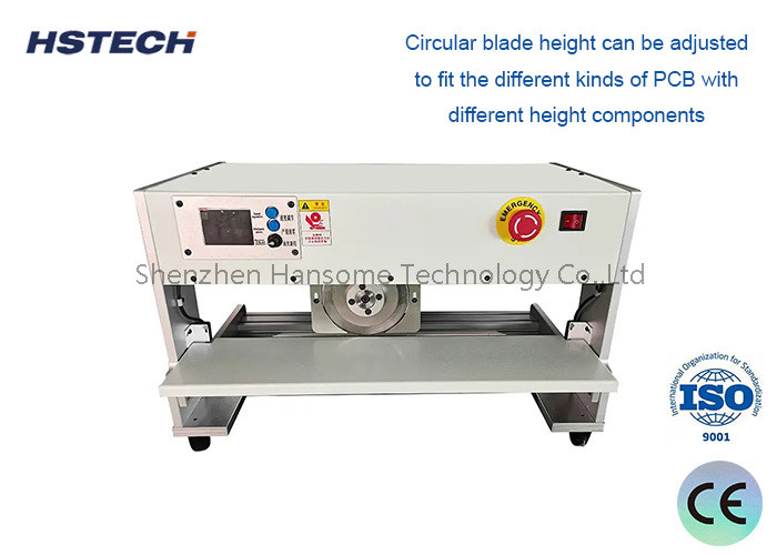 Equipaggiamento per la rimozione dei pannelli di PCB ad alta velocità e a bassa tensione HS-300 per lunghezza di taglio da 5 a 360 mm