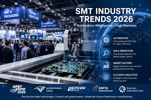 Ultimi blog aziendali su Tendenze globali dell'esposizione SMT 2026: a cosa dovrebbero prestare attenzione i produttori di elettronica