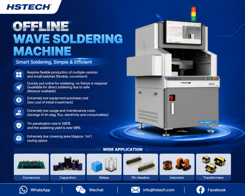 Ultimi blog aziendali su HSTECH Offline Selective Wave Soldering Machine | Efficient PCB Soldering Solution