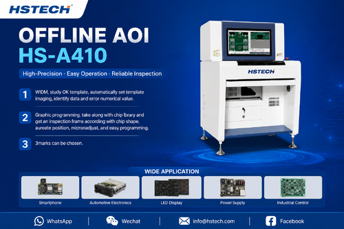 Ultimi blog aziendali su HSTECH rilascia il documento di specifiche completo del foglio dati per A410 AOI Offline Economical con tabella di parametri standard