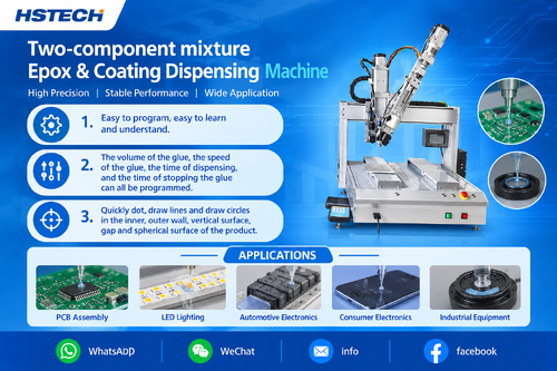 Ultimi blog aziendali su HS‑D5331 Table‑Top Dual‑Platform Dispenser — Reliable Automated 2‑Part Epoxy Dispensing for Electronics
