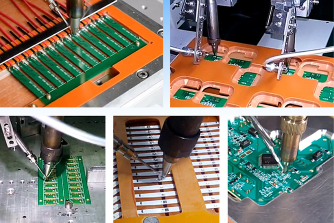 Benchtop Type Processing Data Iron Tin Automatic Spot Drag Soldering Machine​ HS-S5331R 2