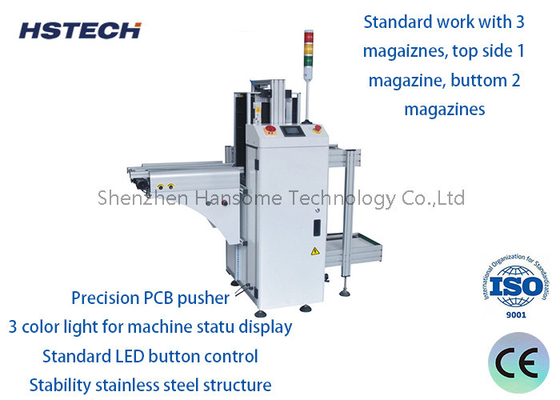 Un buon prezzo. 3 colori luce 250 mm 330 mm caricatore di PCB caricatore di riviste circa 6 secondi per la linea di produzione SMT in linea
