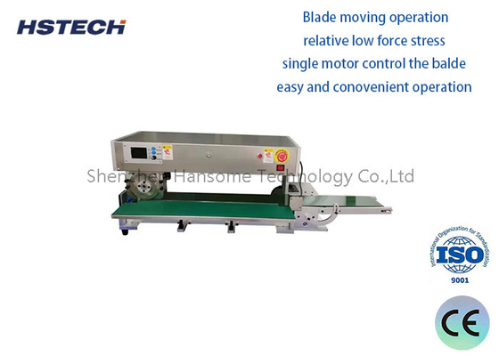 Un buon prezzo. Macchina di taglio per separatori di PCB regolabile a lunghezza di 400 mm con funzione di induzione in linea