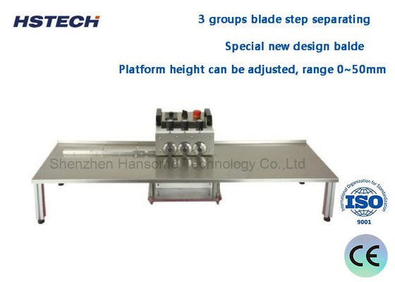 Un buon prezzo. 3 Gruppi Blade PCB Depanelizer Low Force Stress per la luce a striscia LED in linea