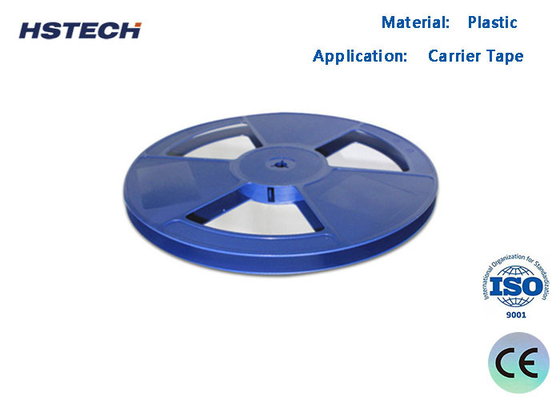 Un buon prezzo. 13 pollici anti-statico SMD parti assemblaggio bobine di plastica colore blu per nastro trasportatore bobina di plastica in linea