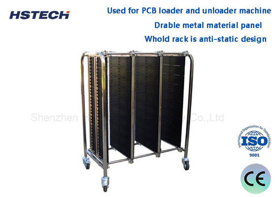 Un buon prezzo. Equipaggiamento per la manipolazione dei PCB 3 strati anti statici 4 ruote PCB mobili in linea