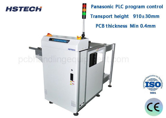 Un buon prezzo. Modalità di controllo del pulsante a LED con 3 display di luce Lolor 40 mm Pitch 20M/Min 90 gradi PCB Magazine Unloader HS-CU390 in linea
