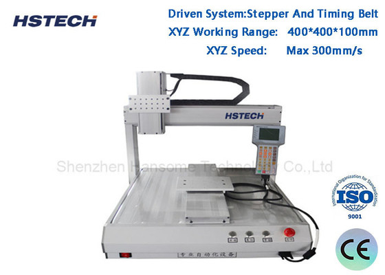Un buon prezzo. Epoxy Glue Dispensing Machine Teach Pendant Step Motor With Vacuum Device 4Axis Glue Dispensing Machine HS-D441 (Motore a passo con dispositivo a vuoto a 4 assi) in linea