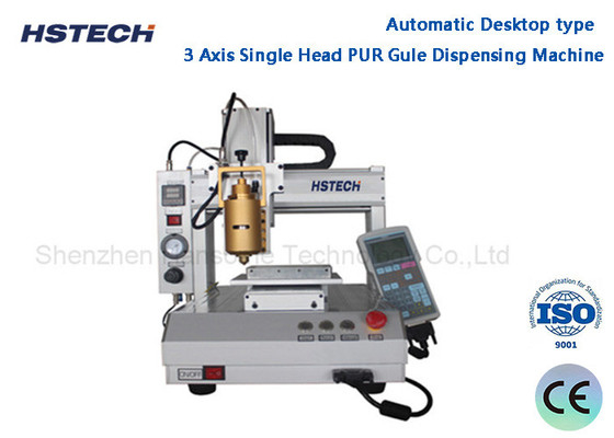 Un buon prezzo. Macchina di sigillatura a vuoto industriale Macchina di distribuzione di colla automatica da scrivania HS-D331 in linea