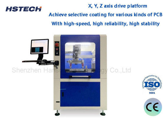 Un buon prezzo. X, Y, Z Asse Piattaforma di azionamento ad alta velocità Alta affidabilità Alta stabilità 3Asse Macchina di rivestimento selettiva in linea