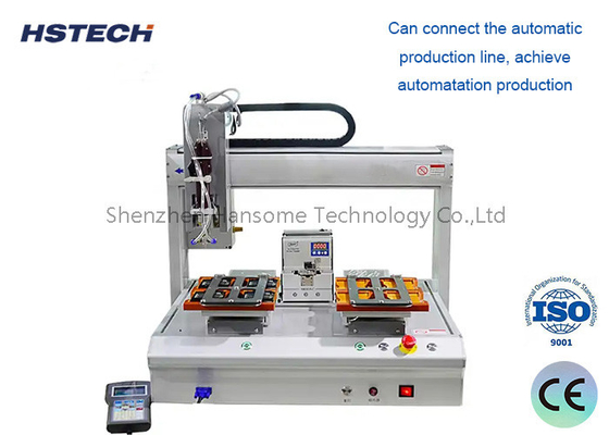 Un buon prezzo. Macchina di bloccaggio a vite intelligente a 4 assi. con alimentatore, M1-M6, 500*300*300*100mm in linea