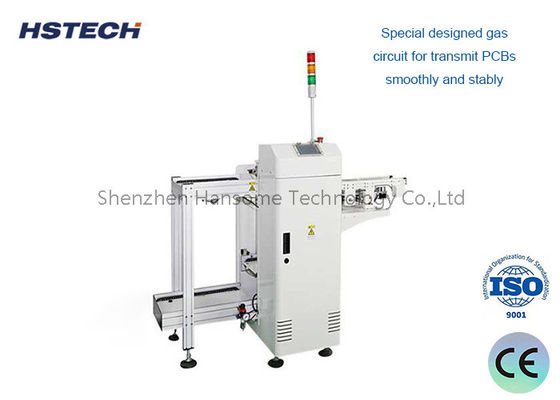 Un buon prezzo. L-R o R-L PCB Unloader Equipaggiamento per la manipolazione dei PCB con rivestimento a nastro in linea