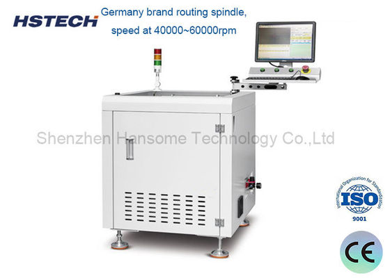 Un buon prezzo. Depaneling linea retta 4 Aixs Offline Dual Platform PCB Router Machine in linea