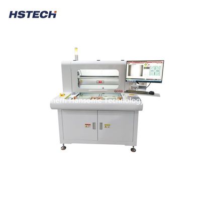 Un buon prezzo. Tavolo di lavoro gemello Router automatico di depaneling PCB offline con lama di ghigliottina di alta qualità per il taglio della scheda PCB in linea