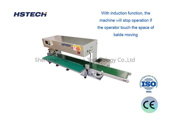 Un buon prezzo. HS-300 Blade Moving PCB Depaneling Equipment 400mm Lunghezza controllo motore singolo in linea
