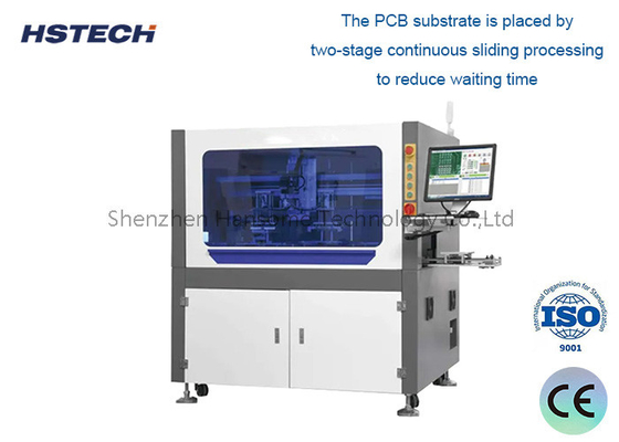 Un buon prezzo. Macchina avanzata per il router PCB a doppia piattaforma con sistema di visione automatizzato per il taglio versatile di PCB in linea