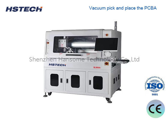 Un buon prezzo. Doppia piattaforma di lavoro PCB Router Machine con 60.000 giri/min Spindle di taglio e ± 0,1 mm di precisione di posizionamento ripetuto in linea