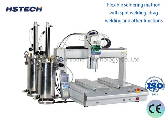 Un buon prezzo. Macchine per la distribuzione della colla a doppia vasca Equipaggiamento per la distribuzione dell'adesivo per PCB automatico industriale in linea