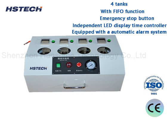 Un buon prezzo. Equipaggiato con un sistema di allarme automatico con funzione FIFO 4 Tank Solder Paste Warm Up Timing Machine in linea