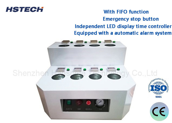 Un buon prezzo. Controllo del tempo indipendente con display a LED con funzione FIFO Nuova macchina di riscaldamento della pasta di saldatura 8 in linea