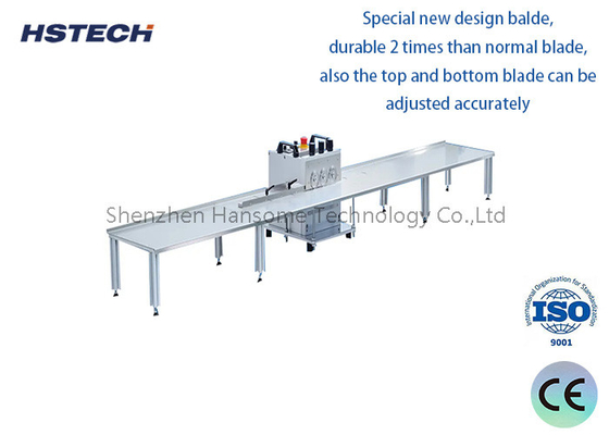Un buon prezzo. Low Force Stress 3 Group Blade PCB Depaneling Machine per la luce a striscia a LED in linea
