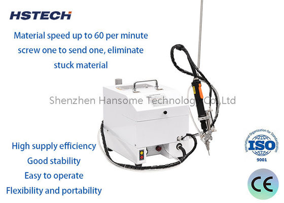 Macchina di serraggio a vite portatile con sistema di alimentazione a vite automatico