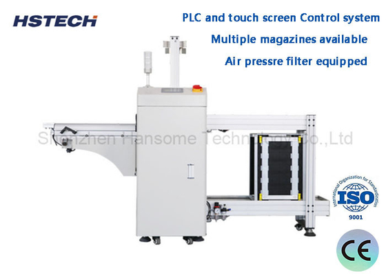 Un buon prezzo. Sistema di controllo PLC e touch screen struttura progettata duratura scaricatore di PCB automatizzato Maggiornali multipli disponibili in linea