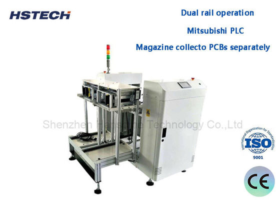 Equipaggiamento per la manipolazione di PCB a doppio binario NG / OK PCB Unloader Altezza standard