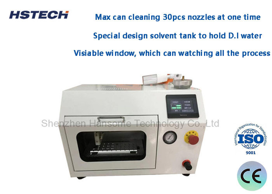 Un buon prezzo. Equipaggiamento di pulizia SMT ad alta precisione utilizzando D.I Acqua pura Compressore aria pulita 30pcs in linea