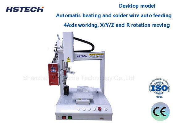 Hiwin Linear Guide Base Point Handheld LCD Automatic Soldering Machine