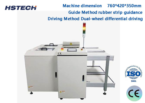 Un buon prezzo. DC24V Capacità di carico di 100 kg di carico di gomma Veicoli guidati automatizzati in linea