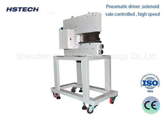 Un buon prezzo. Separatore PCB pneumatico con lame di ghigliottina, altezza 40 mm MAX, sollecitazione di taglio < 500 in linea