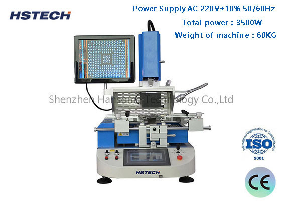 Un buon prezzo. Sistema di funzionamento automatico e manuale Posizione del laser MCGS Controllo touch screen BGA Rework Station in linea