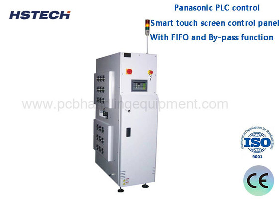 Un buon prezzo. Controllo touchscreen Piccole schede PCB SMT Machine di manipolazione con ventilatore FIFO LIFO HS-330BF in linea