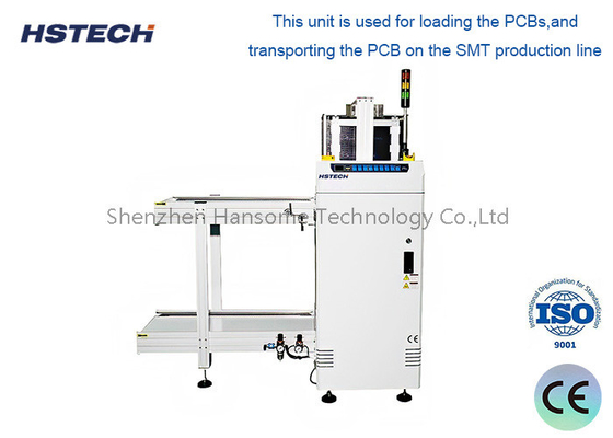 Un buon prezzo. Spingere PCB dal magazzino al trasportatore a valle con HS-330LD PCB Loader in linea