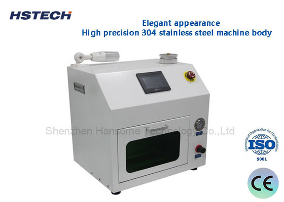 Un buon prezzo. Display luminoso Pressione d'aria regolabile Chipsetter Nozzle Cleaner con vassoio HS-800 in linea