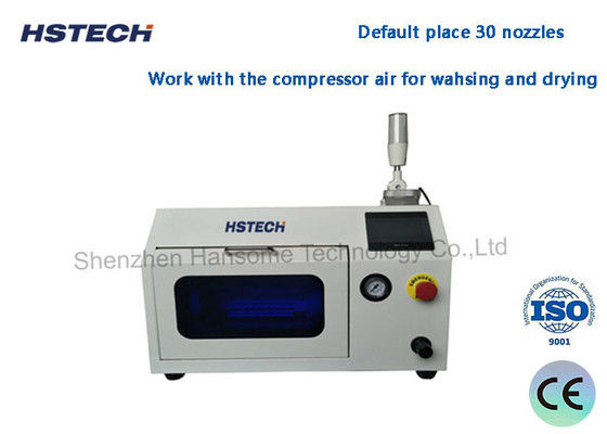 Dispositivo di pulizia SMT touch screen SMT Nozzle Machine Max Clean 30 Nozzles HS-801