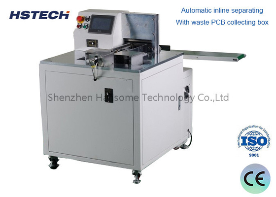 Un buon prezzo. Apparecchiature di depannellazione per PCB di tipo ghigliottina automatiche con supporto verticale in linea