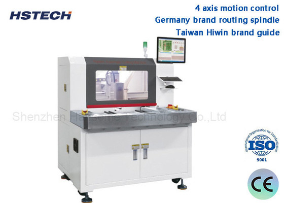 Un buon prezzo. Alte prestazioni Alta stabilità Germania Brand Routing Spindle 4 Axis Motion Control Offline PCBA Router Machine HS-RM-F550 in linea