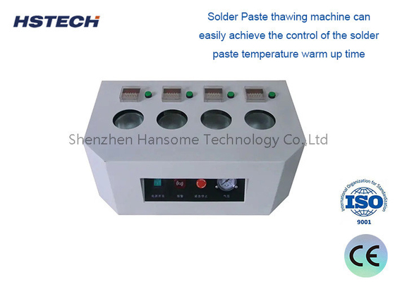 Un buon prezzo. Macchina di riscaldamento della pasta di saldatura a 4 serbatoi controllata da PLC per migliorare la produzione in linea