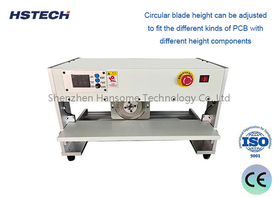 Un buon prezzo. Equipaggiamento per la rimozione dei pannelli di PCB ad alta velocità e a bassa tensione HS-300 per lunghezza di taglio da 5 a 360 mm in linea
