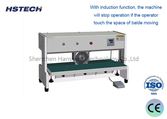 Un buon prezzo. 600 mm lunghezza di taglio apparecchiatura di depaneling PCB con cortina leggera e lamina CAB di induzione in linea
