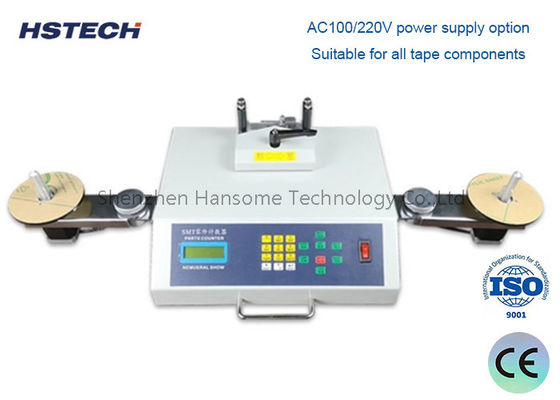 Contatore di componenti SMD altamente preciso con schermo LCD e stampante di etichette