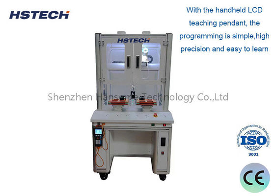 La saldatura di precisione resa facile con robot di saldatura automatico e allineamento della testa di ferro