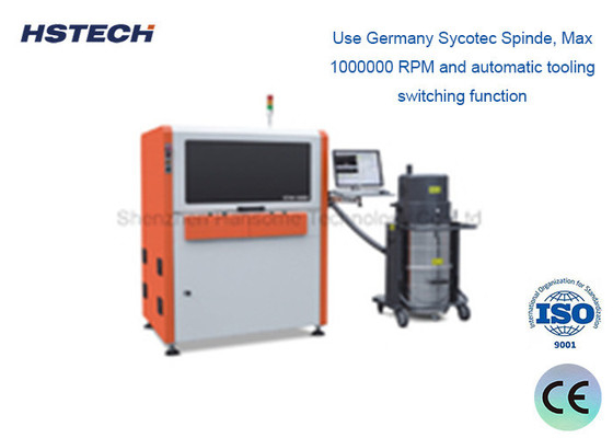 Un buon prezzo. Macchina per il depaneling di PCB in linea senza Jig 100000 RPM Spindle CCD Syste in linea