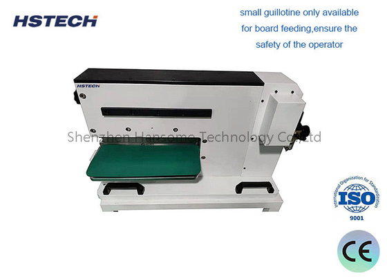 Un buon prezzo. Separatore di PCB di tipo ghigliottina Separatore di PCB di potenza pneumatica con 2 lame lineari di tipo ghigliottina in linea