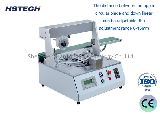 Un buon prezzo. Dispositivo di doppia protezione Blade Miving PCB Separator v-Cut PCB Depaneling Equipment in linea