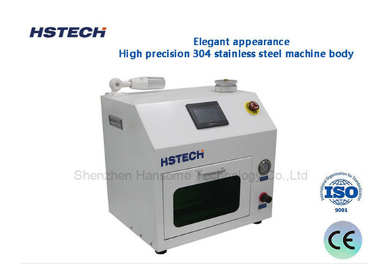 Un buon prezzo. Equipaggiamento di pulizia SMT HS-800 Nozzle Cleaner con vassoio per ugelli ad alta precisione in linea